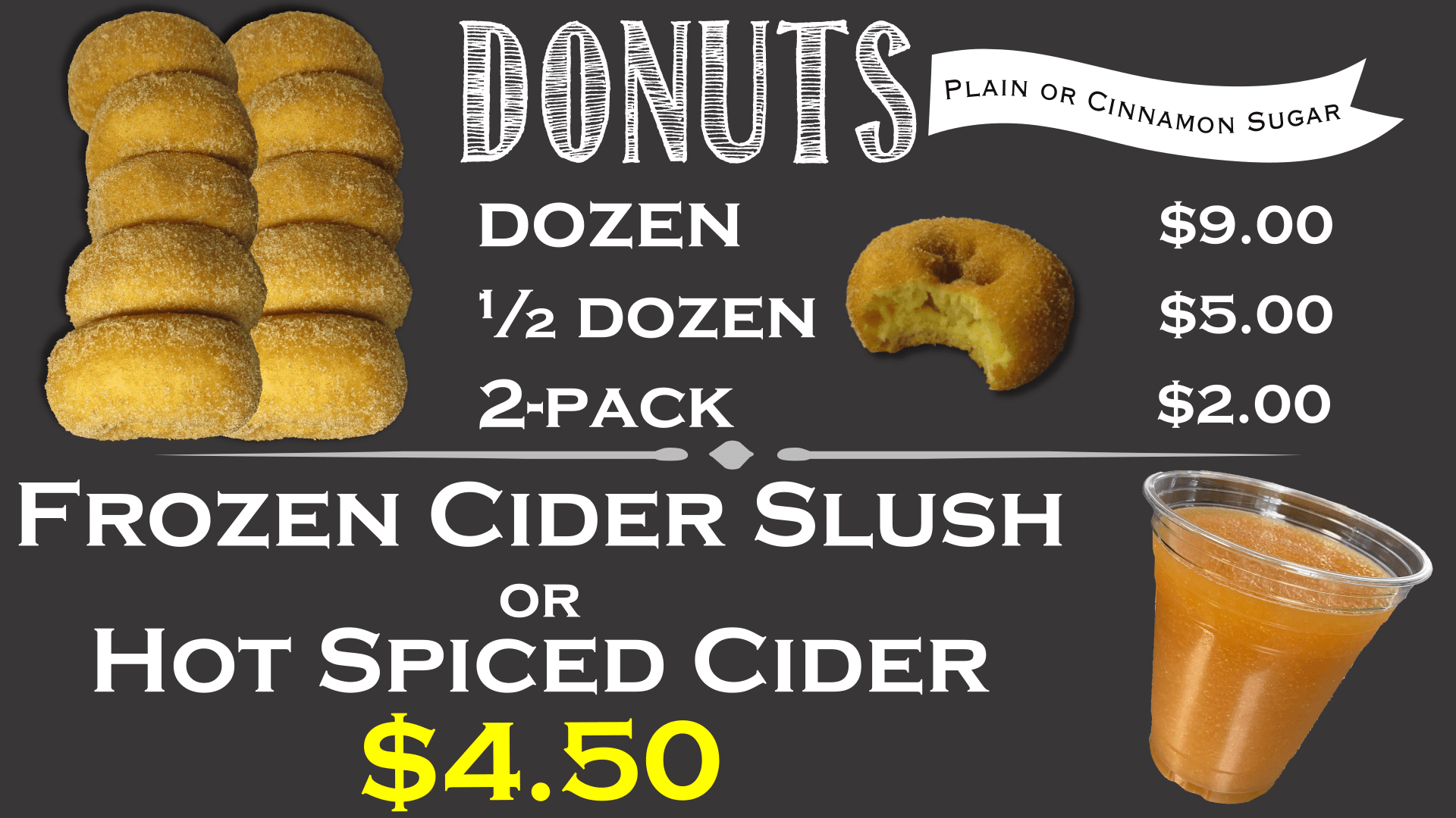 Donuts & Cider Slush